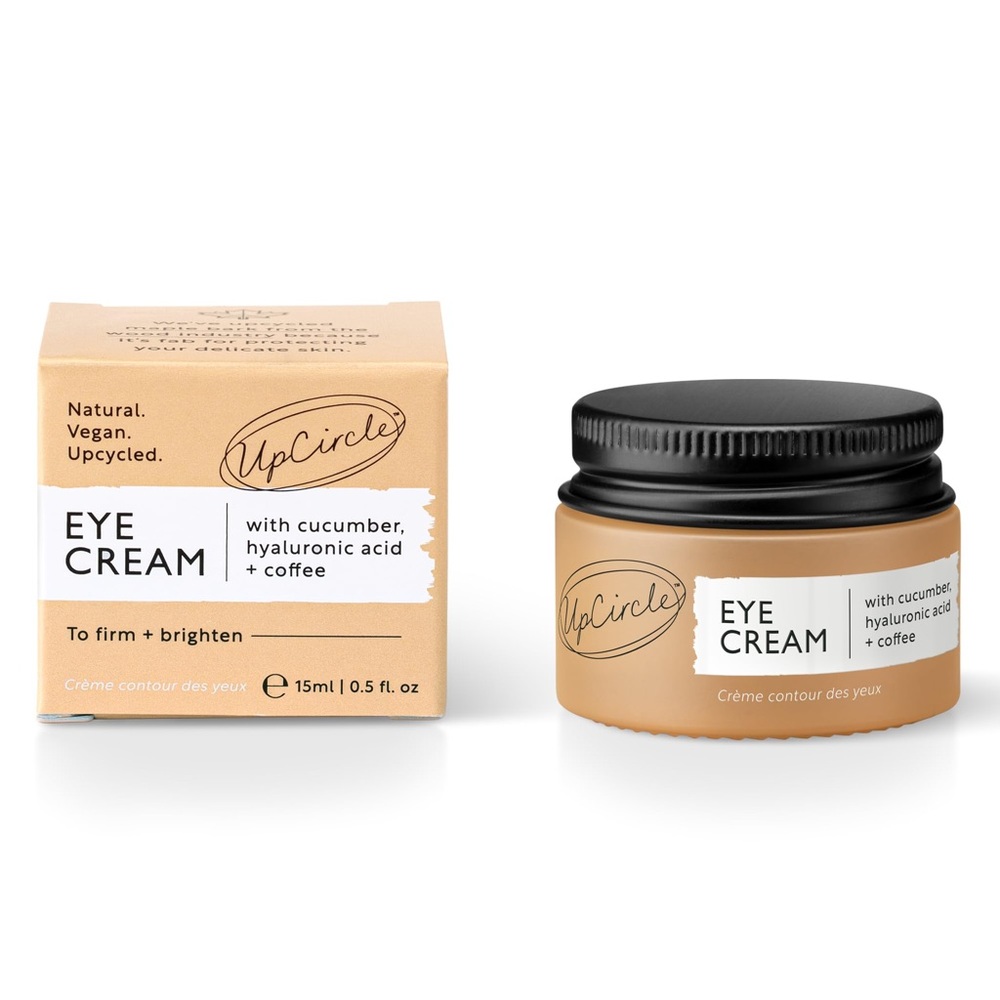 UpCircle Eye Cream with Hyaluronic Acid & Coffee NIB | Full Size 0.5 fl oz